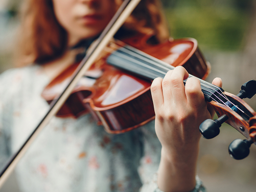 Musique live privée à la maison de vacances (guitare, jazz, violon à l’apéritif)