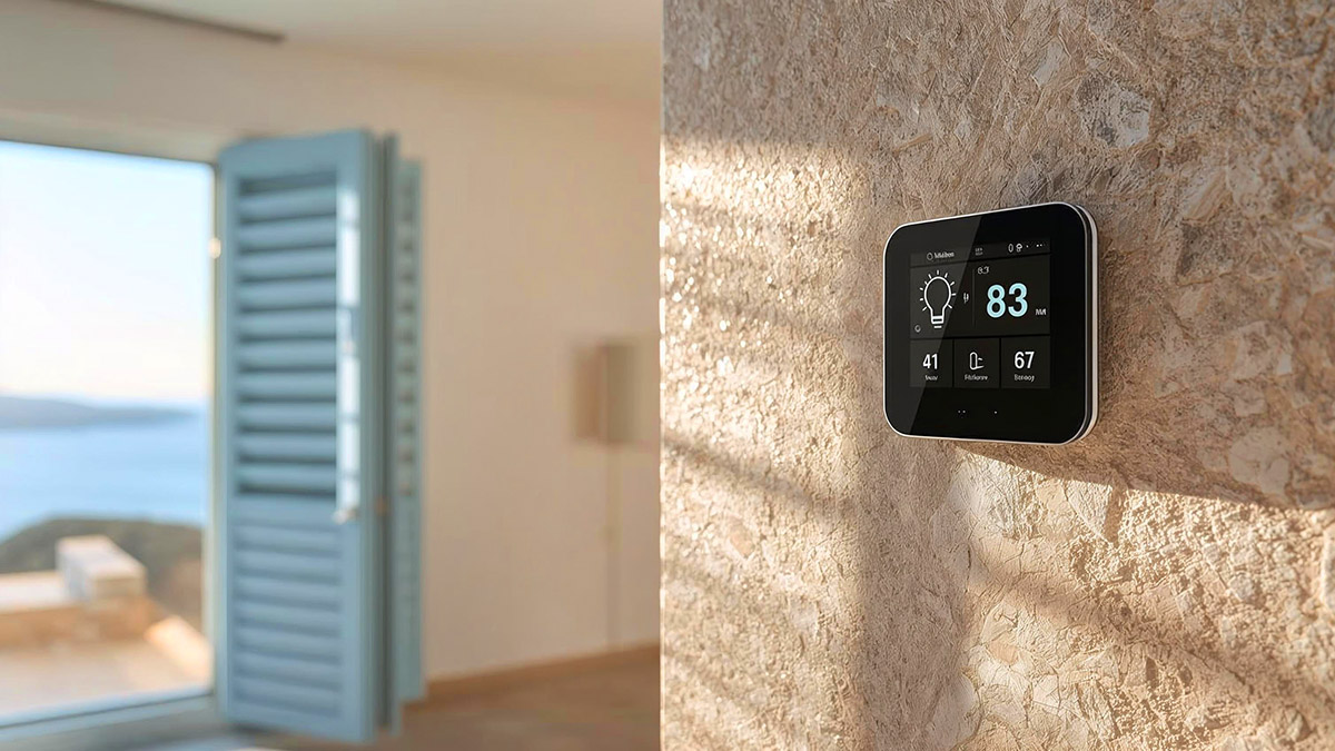 Modernes Smart-Home-System in mediterraner Immobilie an der Côte d’Azur