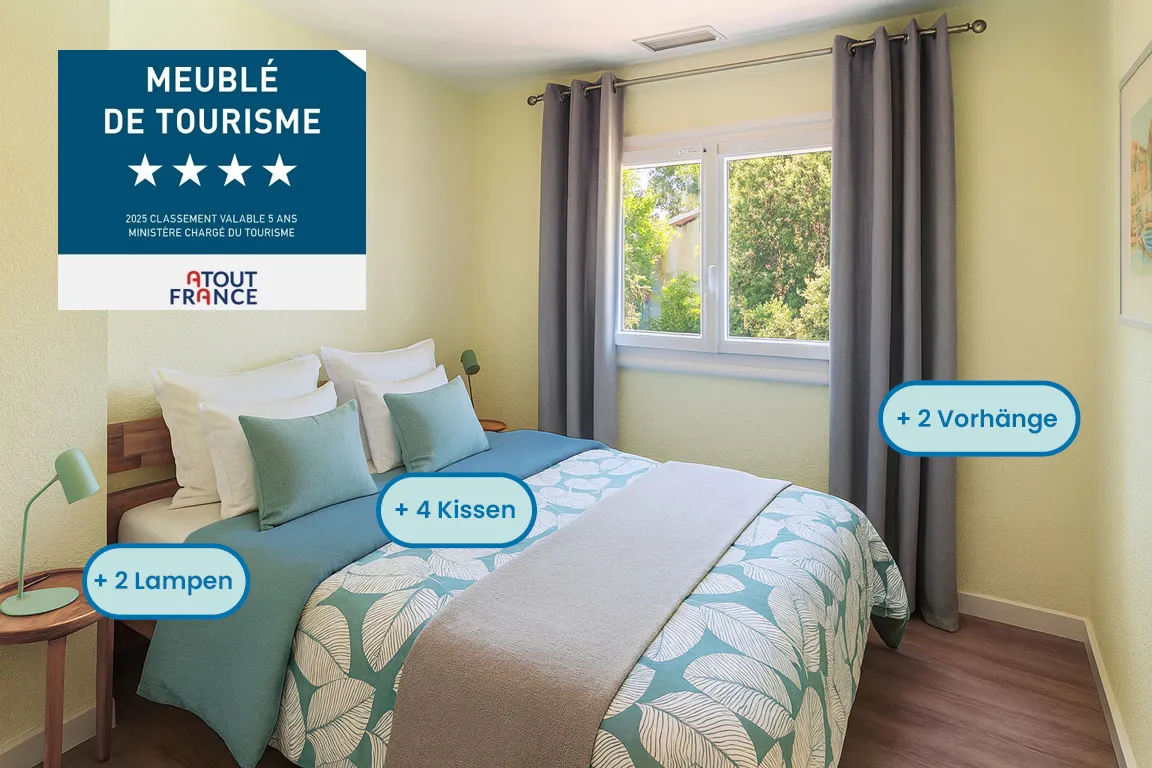 Hier sehen Sie ein Ferienhaus, das mit 4 Sternen ausgezeichnet wurde